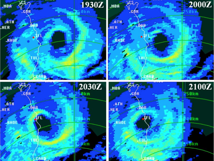 Cyclone Larry - Radar Images